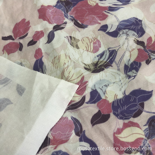 Stocklot Custom Digital Printing Cotton Webend Popel Stoff